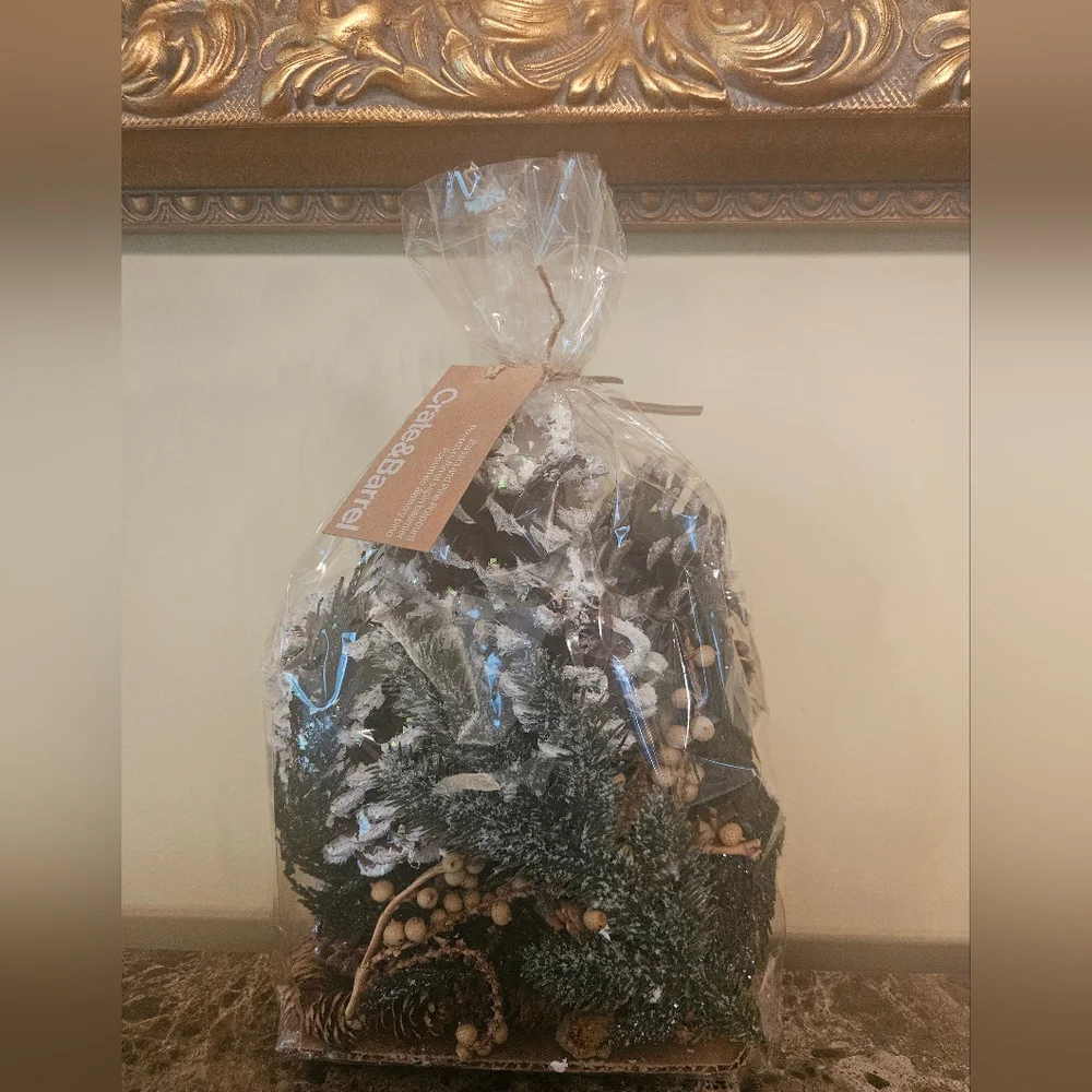 NWT Crate&Barrel Balsam/Pine Potpourri